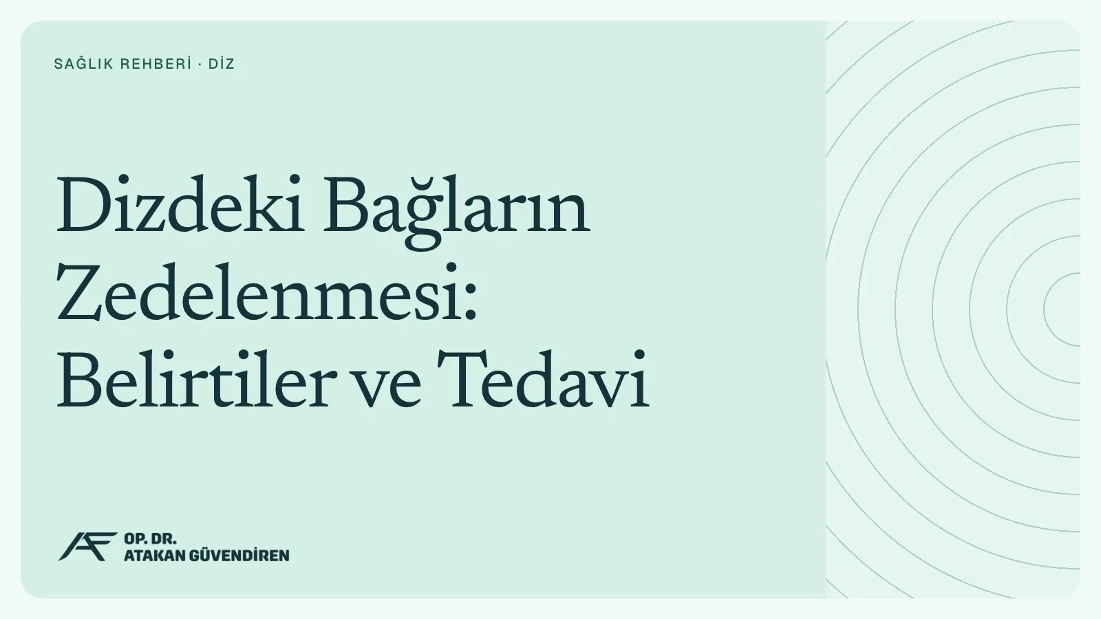 Dizdeki Bağların Zedelenmesi: Belirtiler ve Tedavi